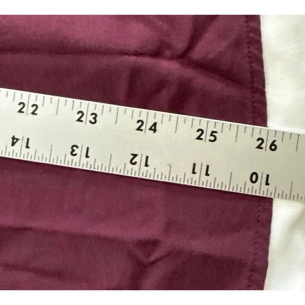 Torrid Women's Size 2 2X Plum Boho Peasant Blouse Tie Neck Bishop Sleeve